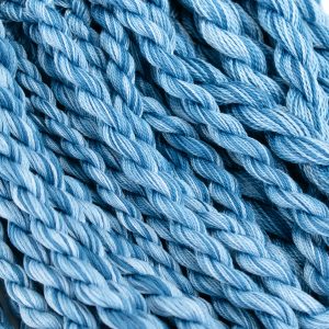 Blue perle cotton and floss embroidery thread, colour #28,
