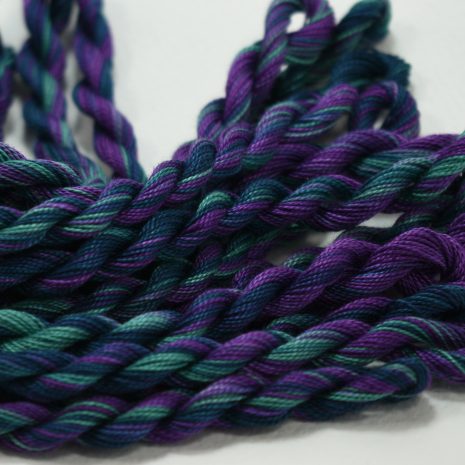 teal purple perle cotton by Colour Complements 12 teal purple perle cotton by Colour Complements 12