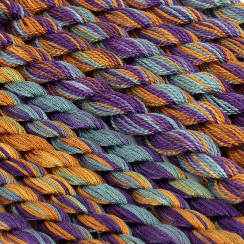 Fall Colours | Perle cotton & Floss | Colour Complements