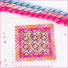 NEEDLEPOINT STITCH SAMPLE with Colour Complements threads