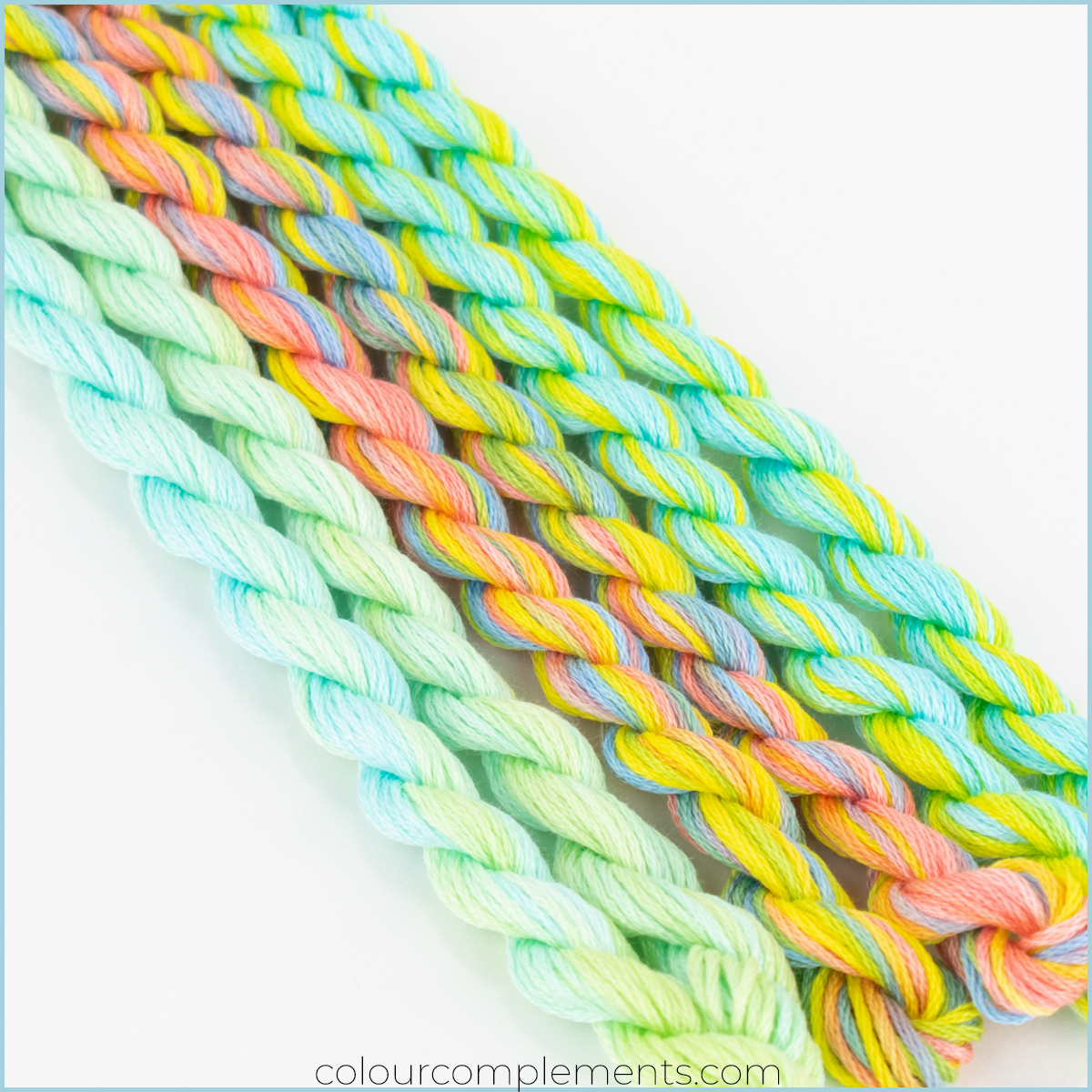Colour Combinations Using A Harmonious Thread Palette