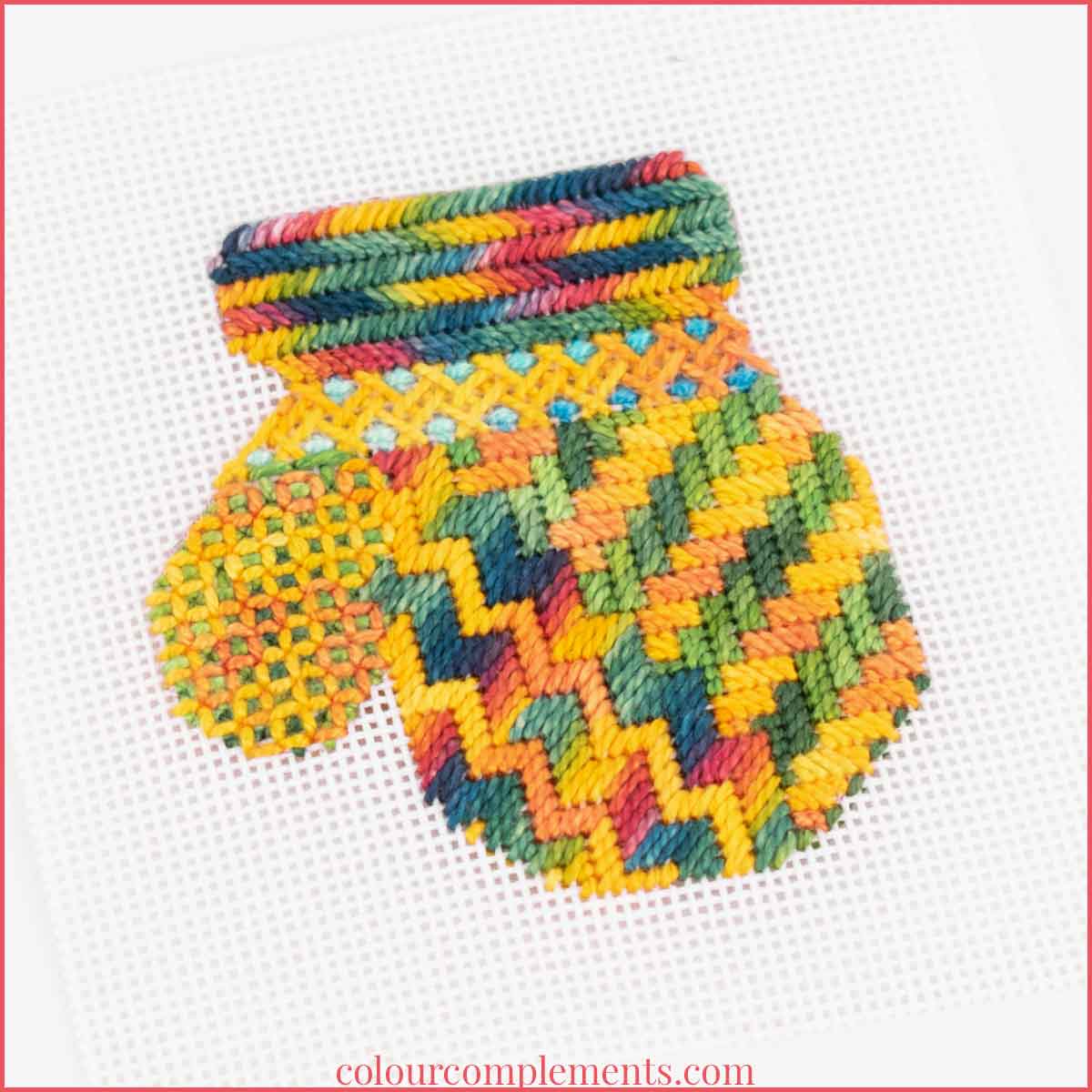 Mitten Box Pattern Geometric Mitten Pattern | 12 Months Of Mittens | Colour Complements
