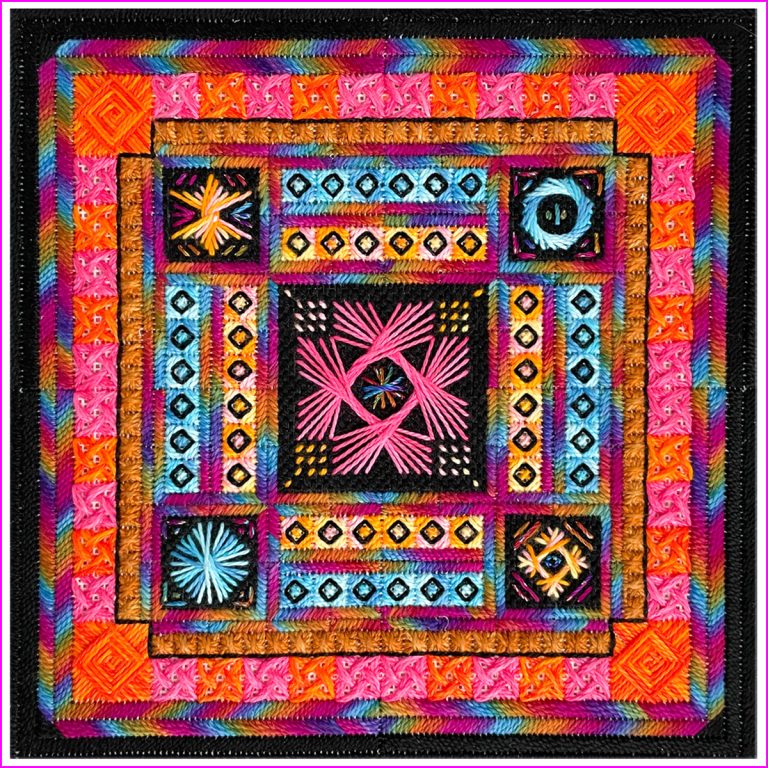 Colour Me Brilliant needlepoint thread kit