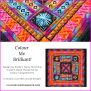 Colour Me Brilliant! thread kit design by Freda's Fancy Stitching, a vibrant counted canvas design.