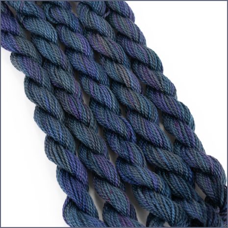 Colour Complements Colour E Dark blend perle cotton thread hand-dyed.