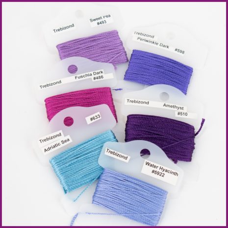 Trebizond Silk 1 Trebizond silk threads in various colors