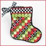 Christmas Cheer needlepoint stocking