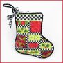 Yuletide christmas needlepoint stocking