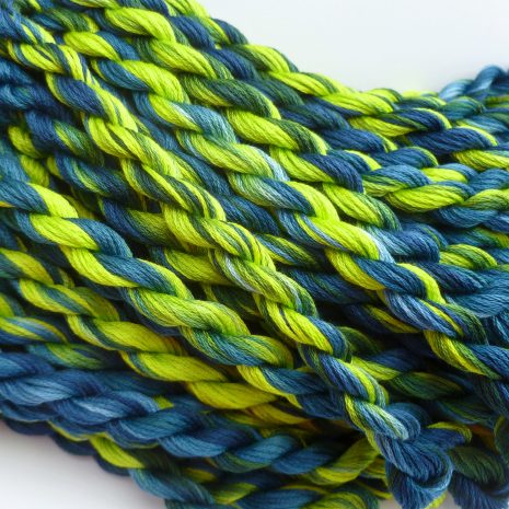 teal-lime-green-cotton-floss-colour-complements teal-lime-green-cotton-floss-colour-complements