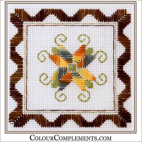 needlepoint-stitch-sample-colour-complements needlepoint-stitch-sample-colour-complements